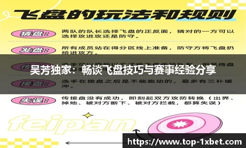 吴芳独家：畅谈飞盘技巧与赛事经验分享